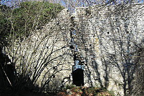 The main entrance to the keep